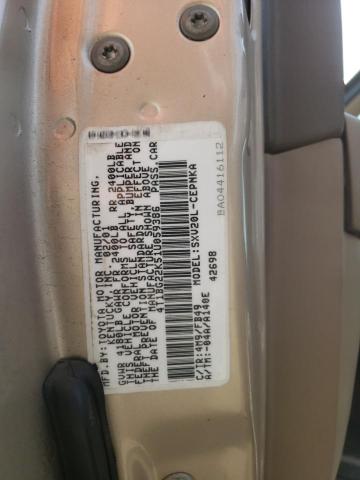 Photo 10 from auction – 2001 TOYOTA CAMRY CE with VIN 4T1BG22K51U059386