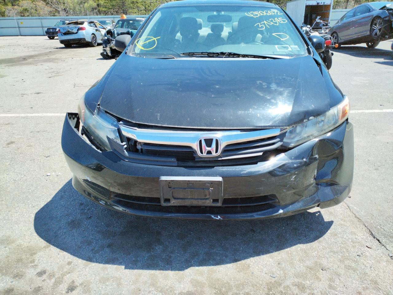 Photo 9 from auction – 2012 HONDA CIVIC LX with VIN 19XFB2F58CE374385