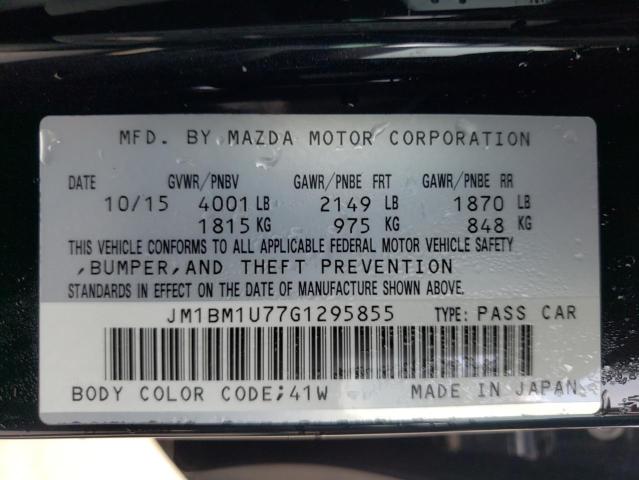 Photo 10 from auction – 2016 MAZDA 3 SPORT with VIN JM1BM1U77G1295855