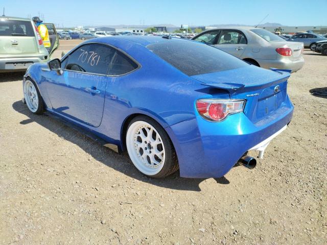 Photo 6 from auction – 2013 SUBARU BRZ 2.0 LI with VIN JF1ZCAC14D1609400
