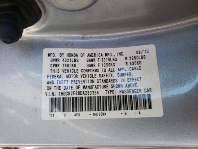 Photo 10 from auction – 2013 HONDA ACCORD EXL with VIN 1HGCR2F89DA283334
