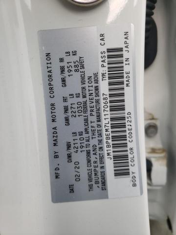 Photo 10 from auction – 2020 MAZDA 3 PREMIUM with VIN JM1BPBEM7L1170687