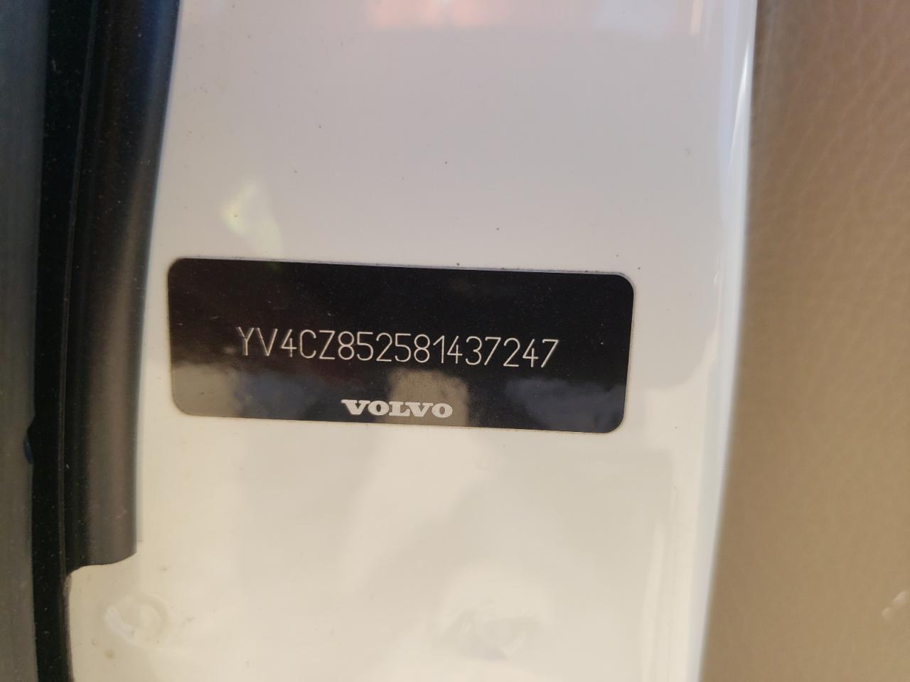 Photo 10 from auction – 2008 VOLVO XC90 V8 with VIN YV4CZ852581437247