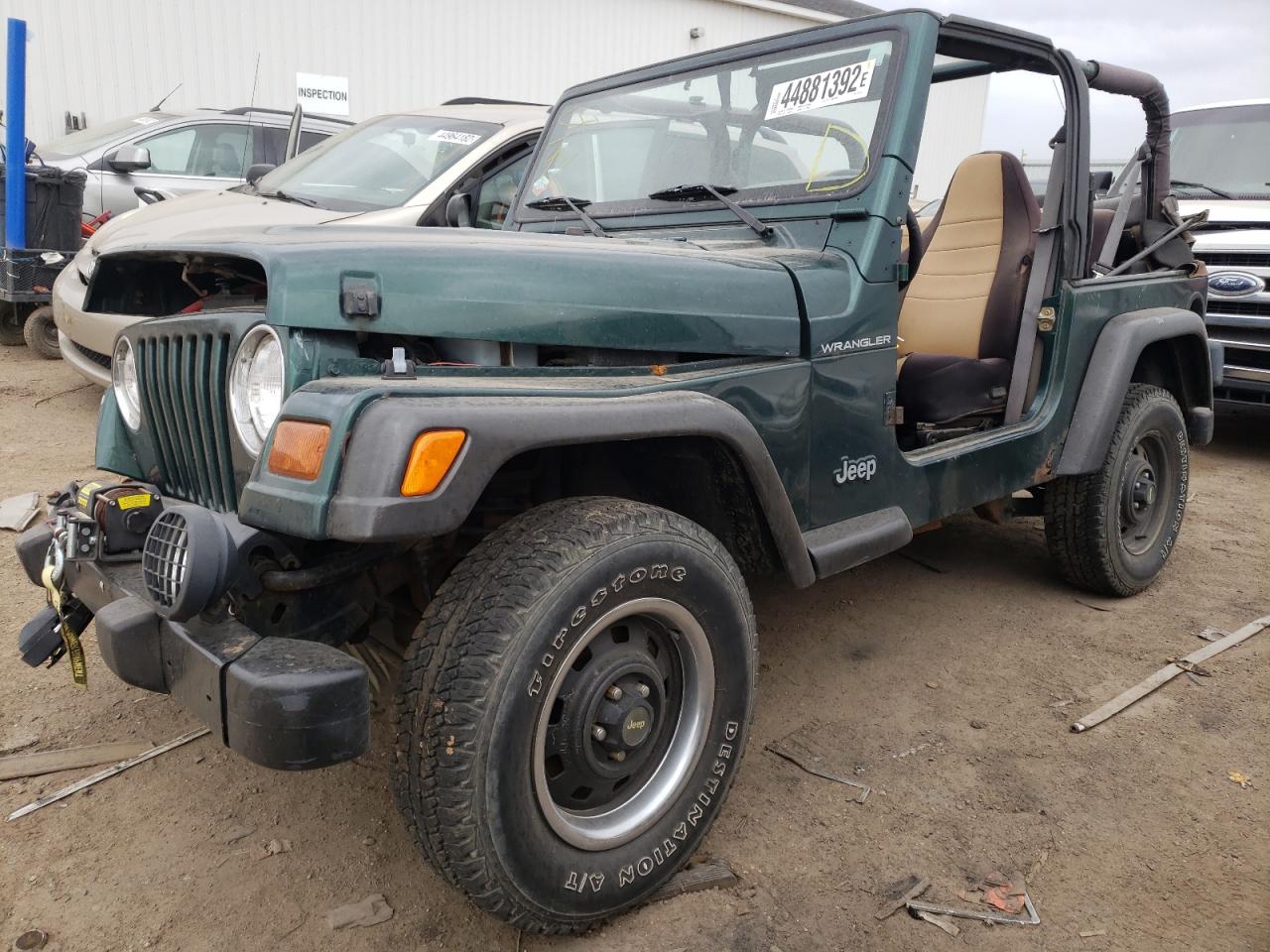 Photo 2 from auction – 1999 JEEP WRANGLER / with VIN 1J4FY29P7XP414354