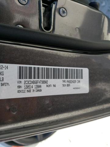 Photo 10 from auction – 2015 DODGE CHARGER SE with VIN 2C3CDXBG6FH738902