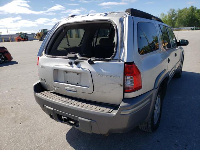 Photo 4 from auction – 2004 ISUZU ASCENDER S with VIN 4NUES16S746701477