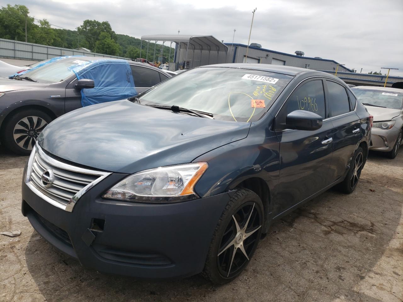 Photo 2 from auction – 2013 NISSAN SENTRA S with VIN 1N4AB7AP4DN903625