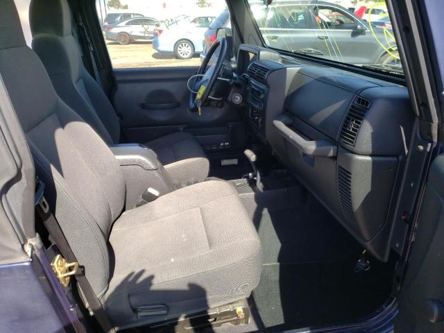 Photo 5 from auction – 2006 JEEP WRANGLER X with VIN 1J4FA39S86P743500