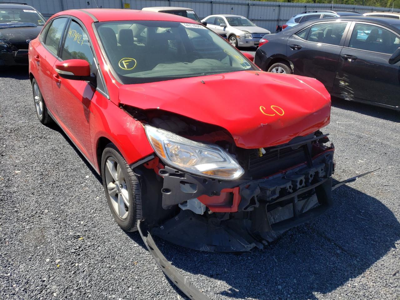 FORD FOCUS SE 2014 with VIN 1FADP3F29EL424604 - Photo from auction