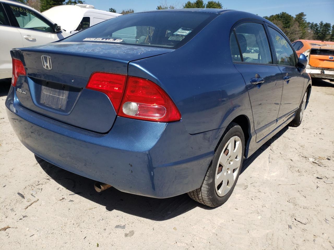 Photo 4 from auction – 2008 HONDA CIVIC LX with VIN 2HGFA16548H511395