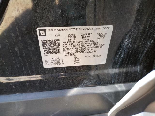 Photo 10 from auction – 2020 GMC TERRAIN SL with VIN 3GKALMEV9LL231532
