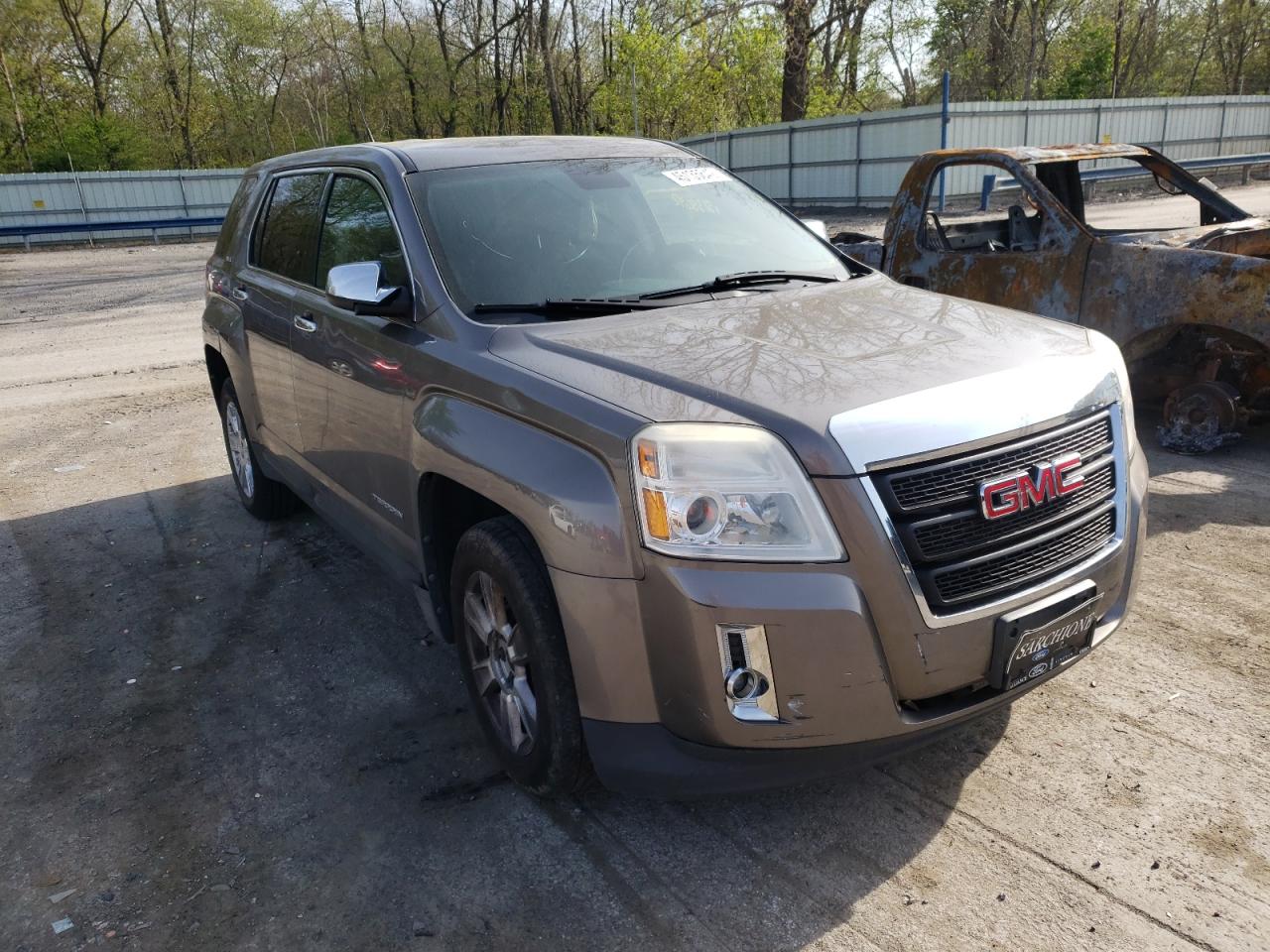 GMC TERRAIN SL 2012 with VIN 2GKFLREK2C6222717 - Photo from auction