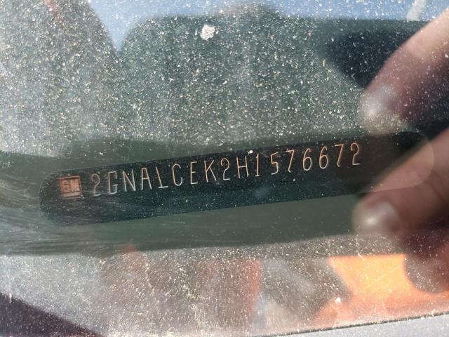 Photo 10 from auction – 2017 CHEVROLET EQUINOX LT with VIN 2GNALCEK2H1576672