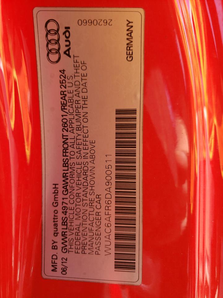 Photo 10 from auction – 2013 AUDI RS5 with VIN WUAC6AFR6DA900511