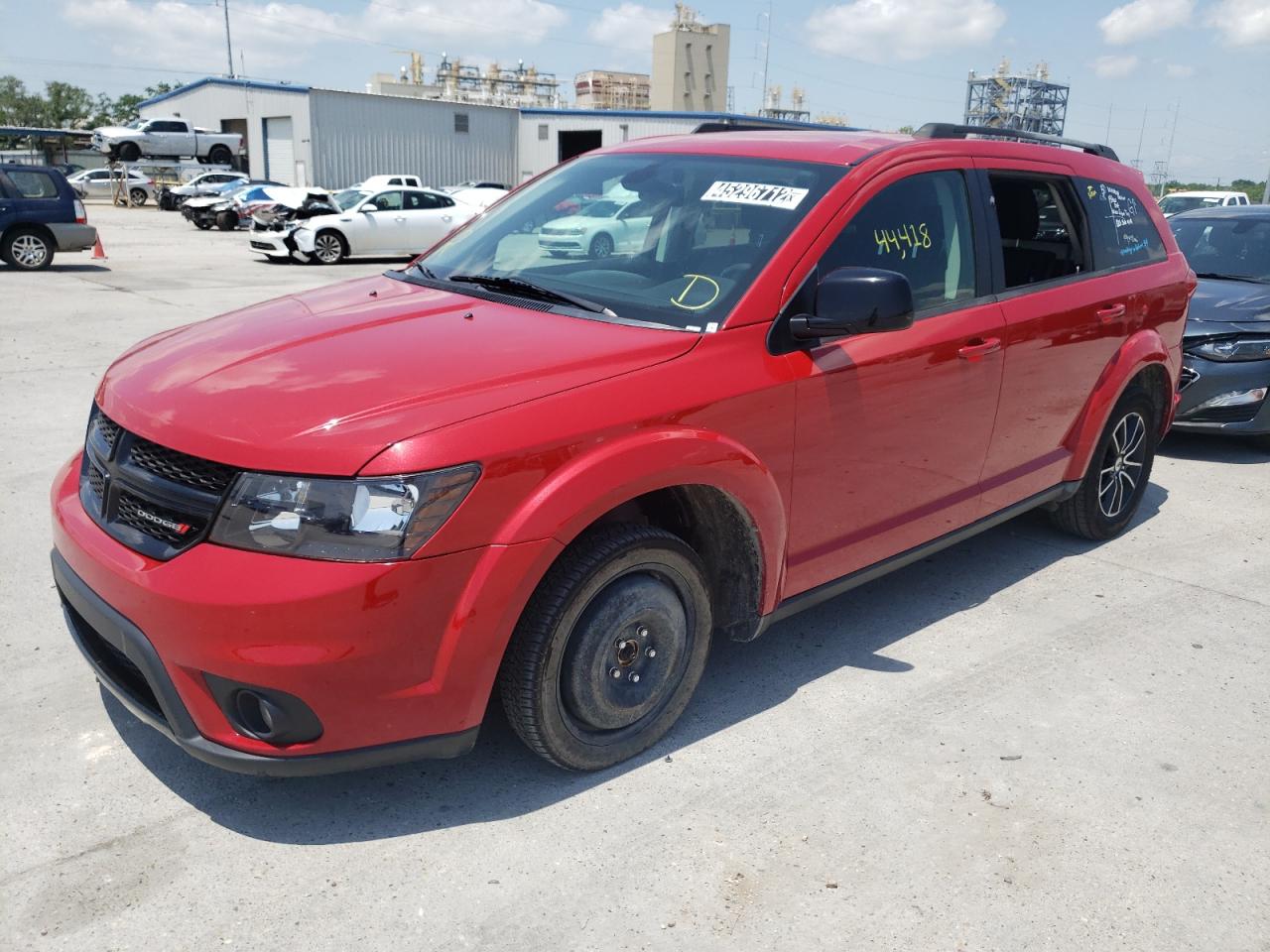 Photo 2 from auction – 2019 DODGE JOURNEY SE with VIN 3C4PDCBB2KT758835