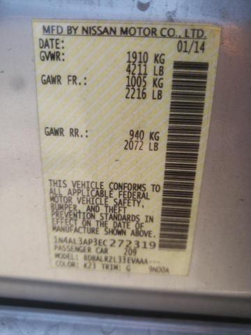 Photo 10 from auction – 2014 NISSAN ALTIMA 2.5 with VIN 1N4AL3AP3EC272319