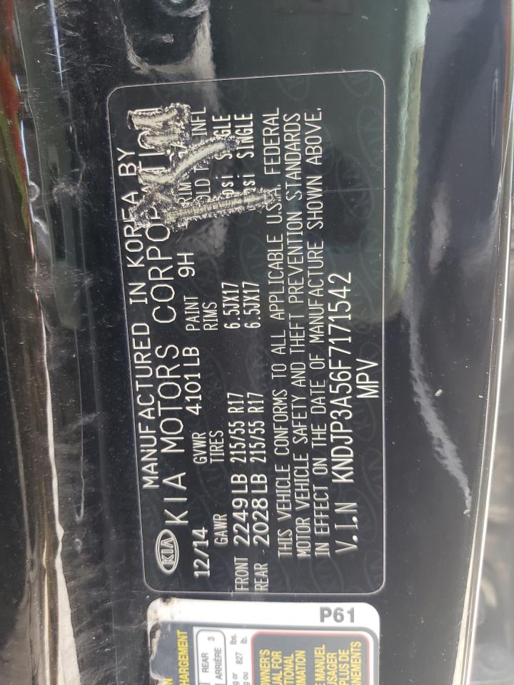 Photo 10 from auction – 2015 KIA SOUL + with VIN KNDJP3A56F7171542