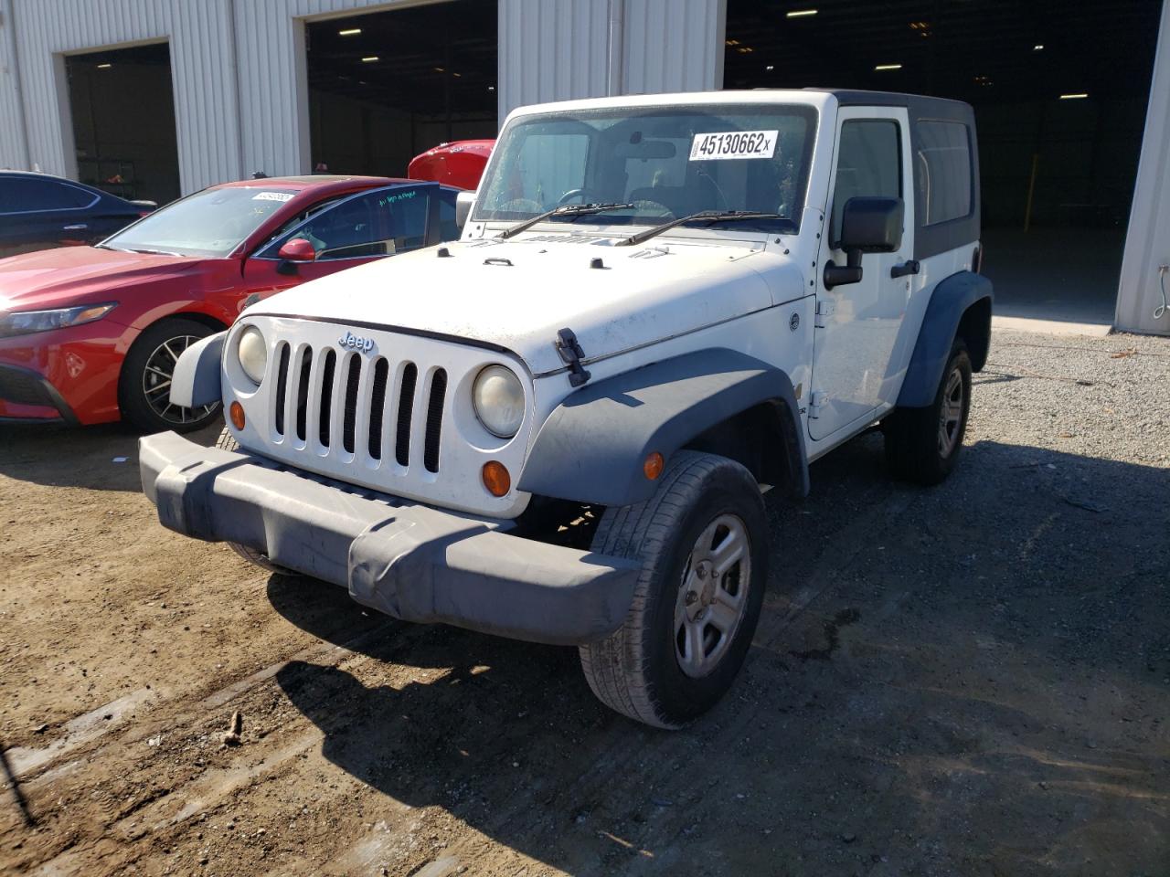 JEEP WRANGLER X 2008 with VIN 1J4FZ24178L570158 - Photo from auction