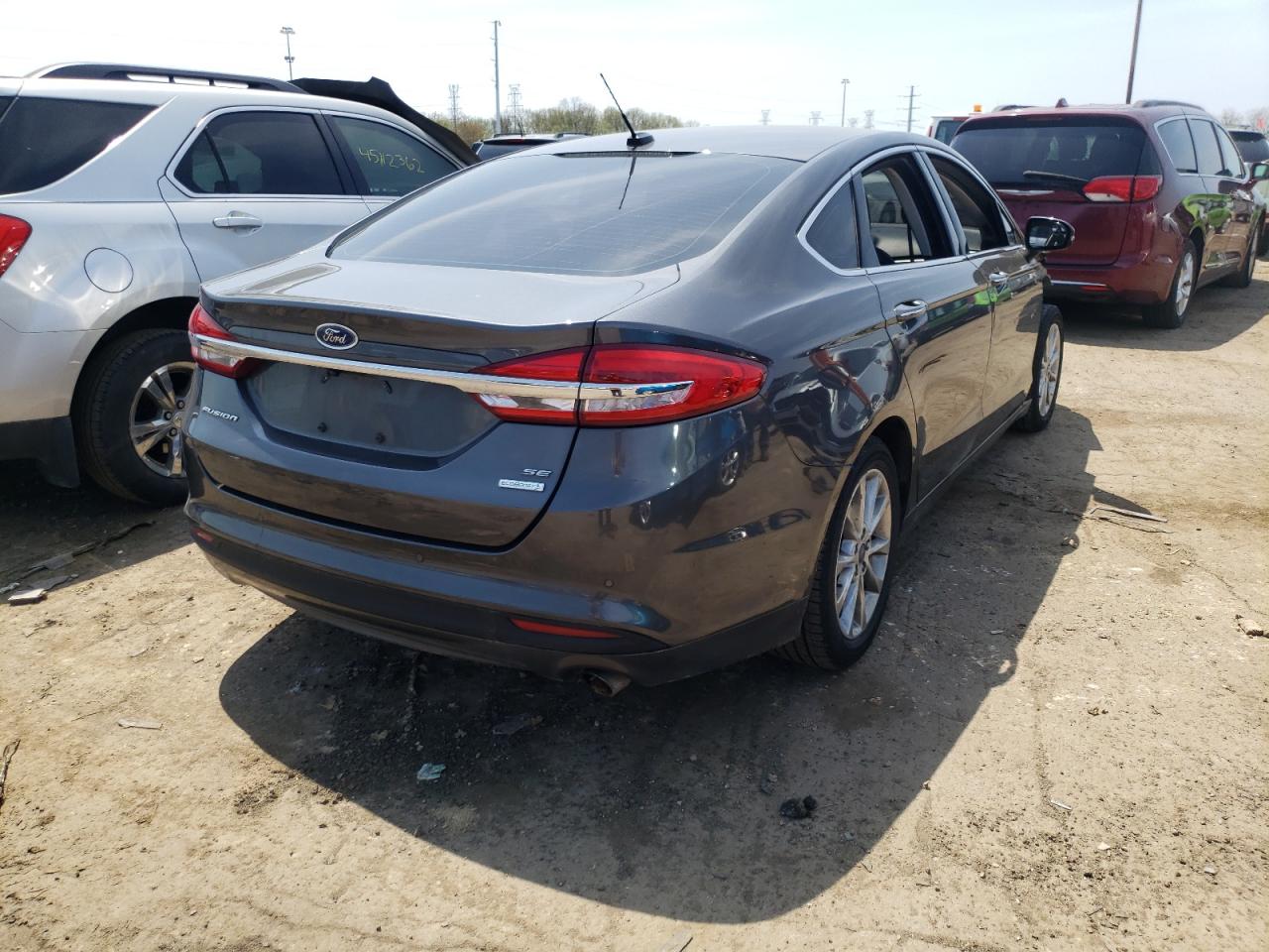 Photo 4 from auction – 2017 FORD FUSION SE with VIN 3FA6P0HD7HR348781