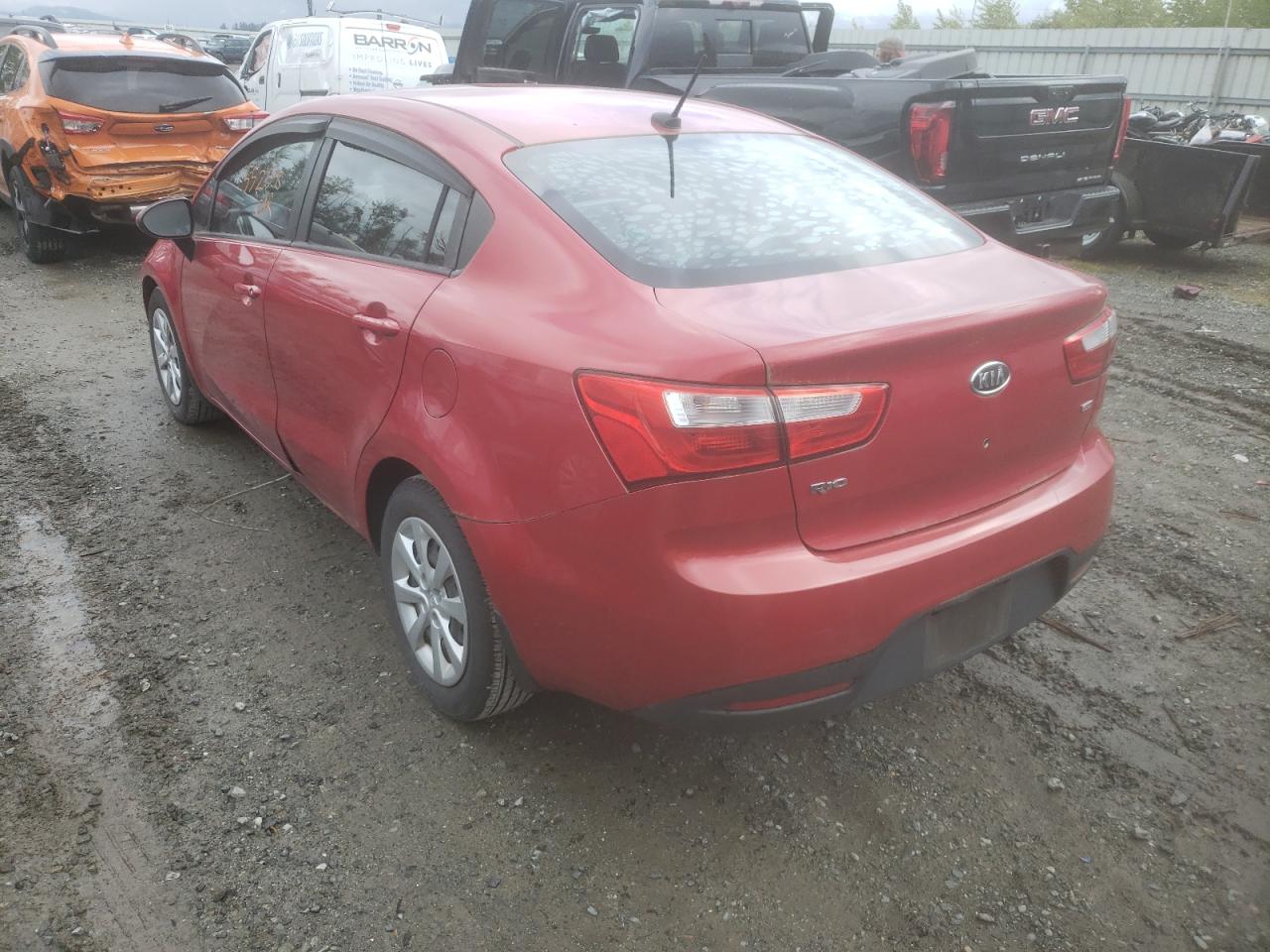 Photo 3 from auction – 2012 KIA RIO LX with VIN KNADM4A31C6071891