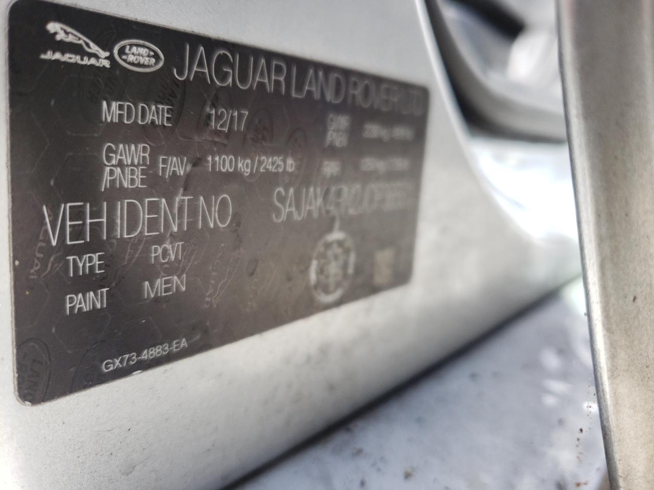Photo 10 from auction – 2018 JAGUAR XE PRESTIG with VIN SAJAK4FN2JCP36531