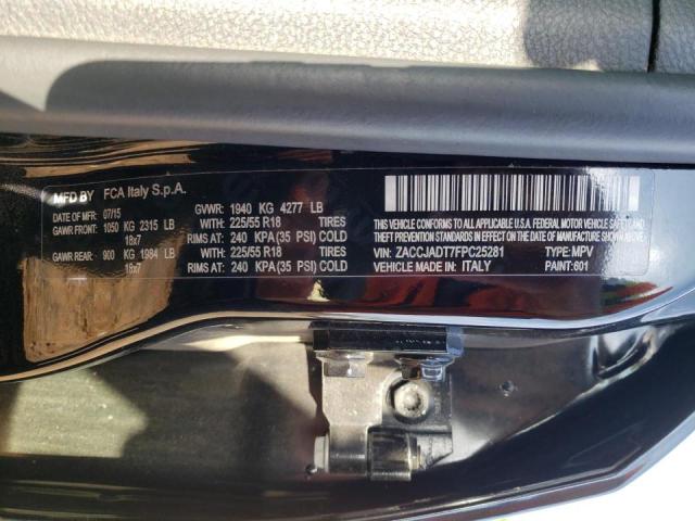 Photo 10 from auction – 2015 JEEP RENEGADE L with VIN ZACCJADT7FPC25281