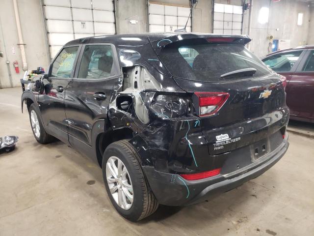 Photo 3 from auction – 2021 CHEVROLET TRAILBLAZE with VIN KL79MNSL5MB018176