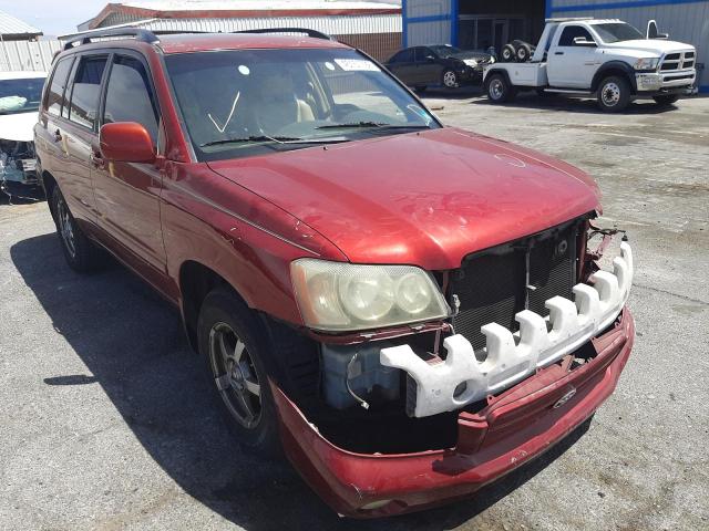 TOYOTA HIGHLANDER 2003 with VIN JTEGF21A830110553 - Photo from auction