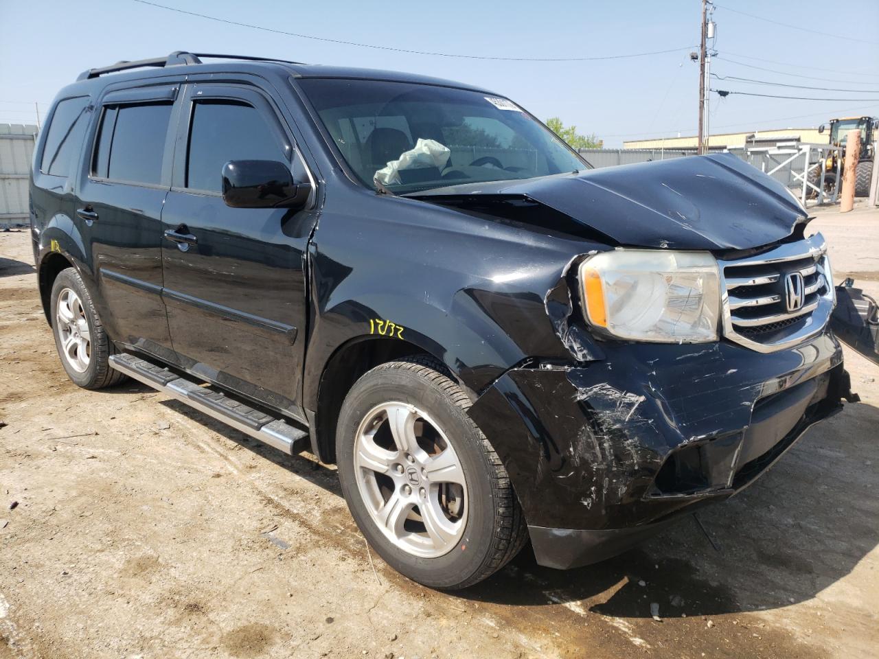 HONDA PILOT EXL 2012 with VIN 5FNYF4H65CB054370 - Photo from auction