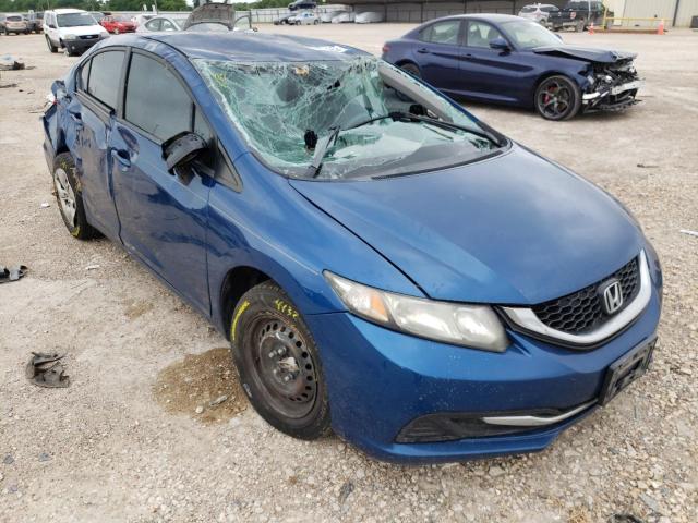 HONDA CIVIC LX 2013 with VIN 2HGFB2F54DH601871 - Photo from auction