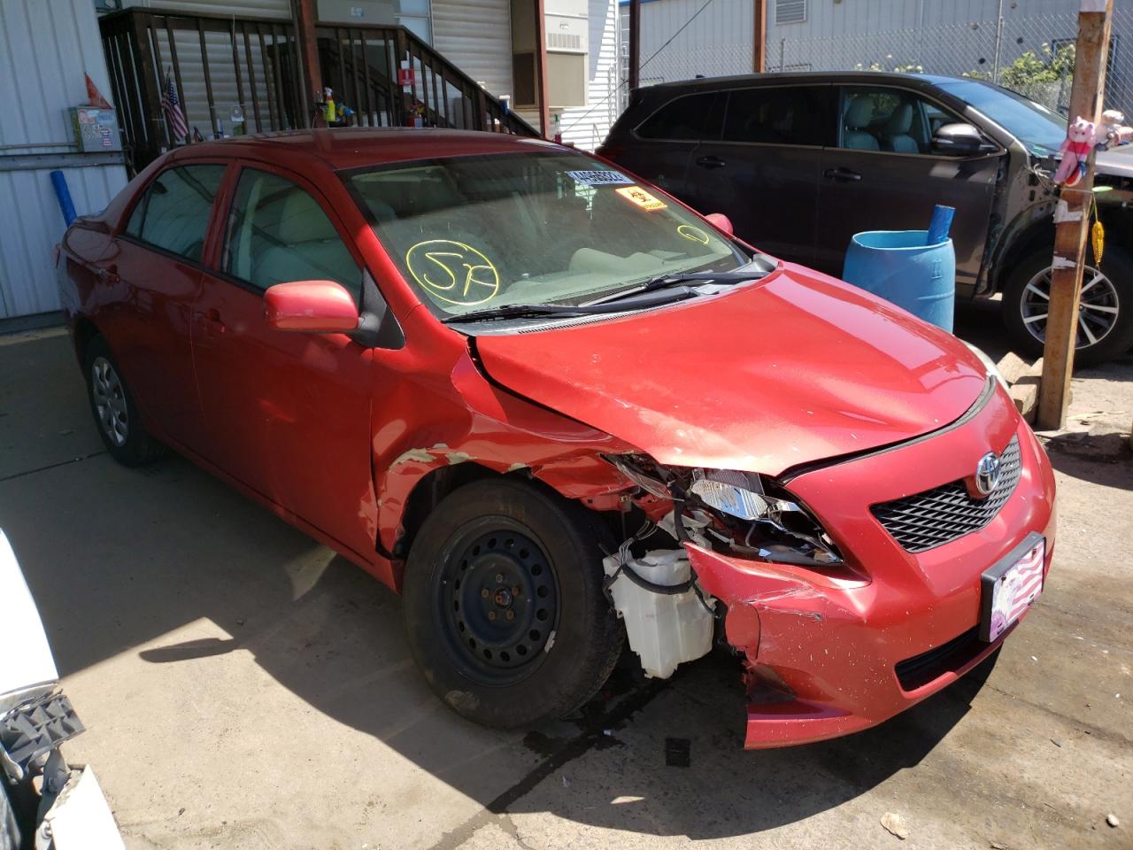 TOYOTA COROLLA BA 2009 with VIN 2T1BU40E39C093440 - Photo from auction