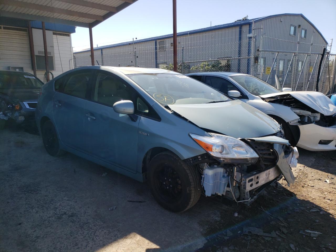 TOYOTA PRIUS 2013 with VIN JTDKN3DU4D1727988 - Photo from auction