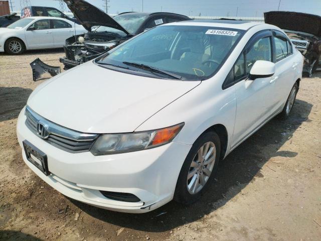Photo 2 from auction – 2012 HONDA CIVIC EX with VIN 19XFB2F80CE347627