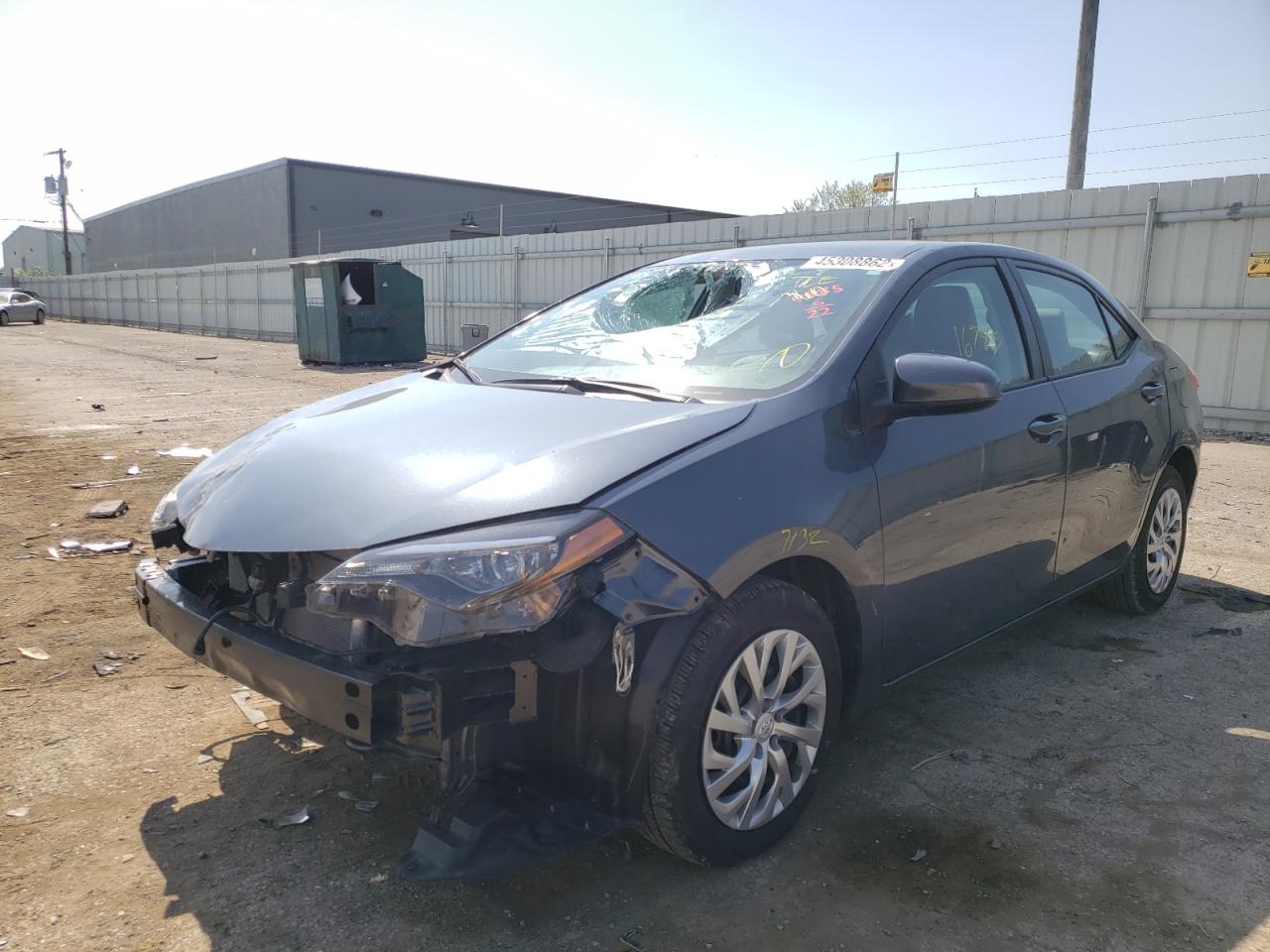 Photo 2 from auction – 2019 TOYOTA COROLLA L with VIN 2T1BURHE5KC160885