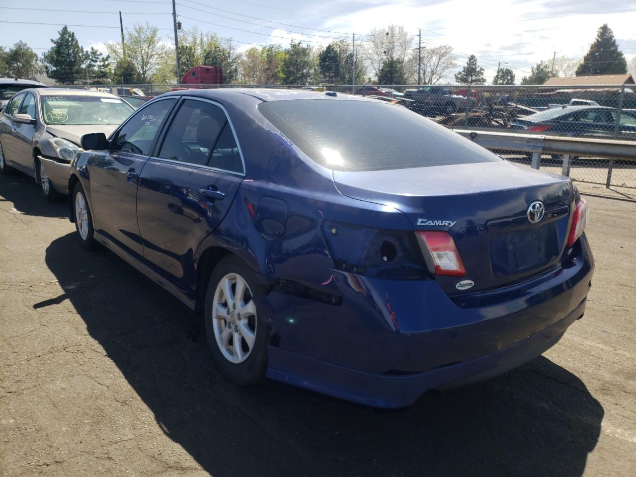Photo 3 from auction – 2010 TOYOTA CAMRY BASE with VIN 4T1BF3EK9AU520674