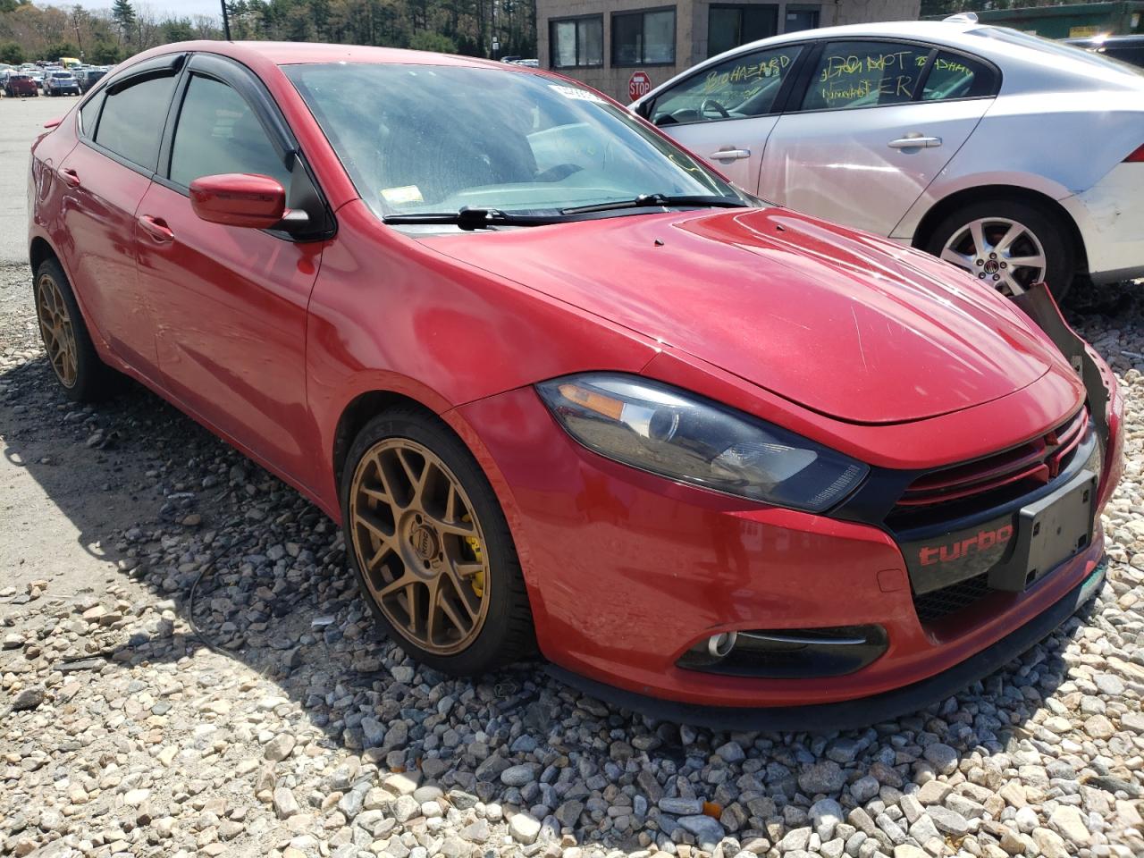 DODGE DART SXT 2013 with VIN 1C3CDFBH6DD640501 - Photo from auction