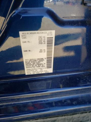 Photo 10 from auction – 2020 NISSAN ALTIMA SR with VIN 1N4BL4CV6LC258725