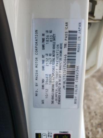 Photo 10 from auction – 2013 MAZDA 3 I with VIN JM1BL1TG3D1745646