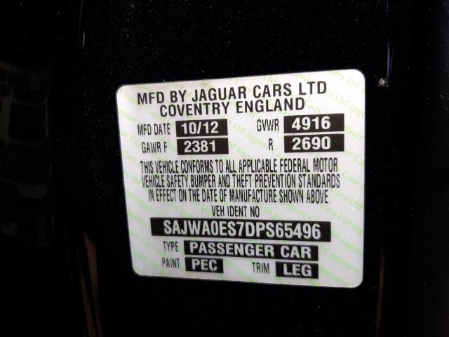 Photo 10 from auction – 2013 JAGUAR XF with VIN SAJWA0ES7DPS65496