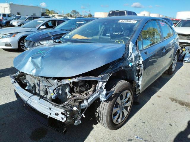 Photo 2 from auction – 2021 TOYOTA COROLLA LE with VIN JTDEPMAE9MJ178573