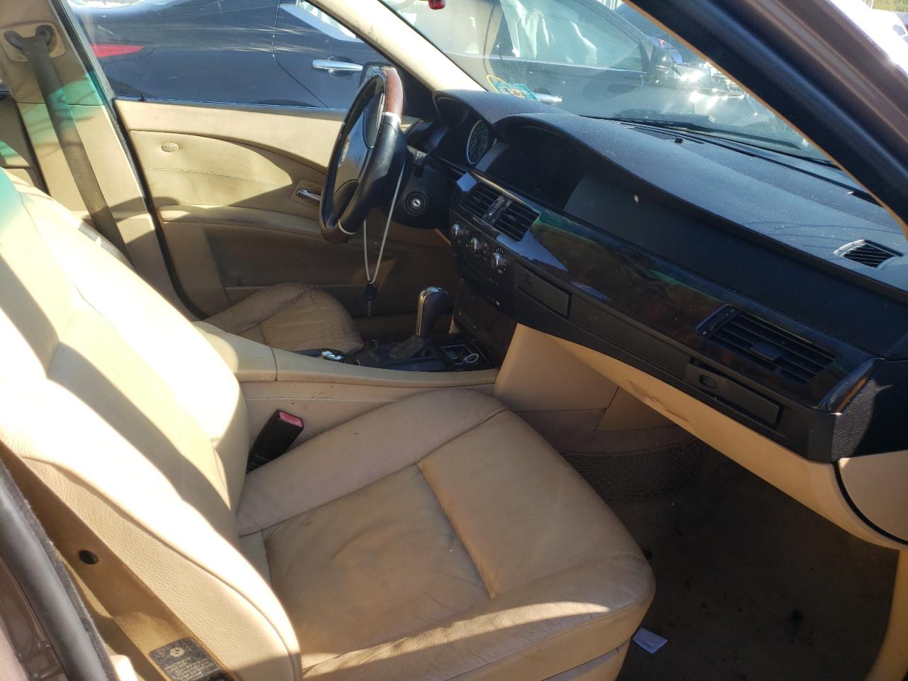 Photo 5 from auction – 2005 BMW 525 with VIN WBANA53505B860156