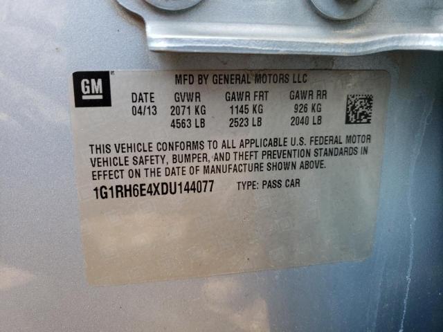 Photo 10 from auction – 2013 CHEVROLET VOLT with VIN 1G1RH6E4XDU144077