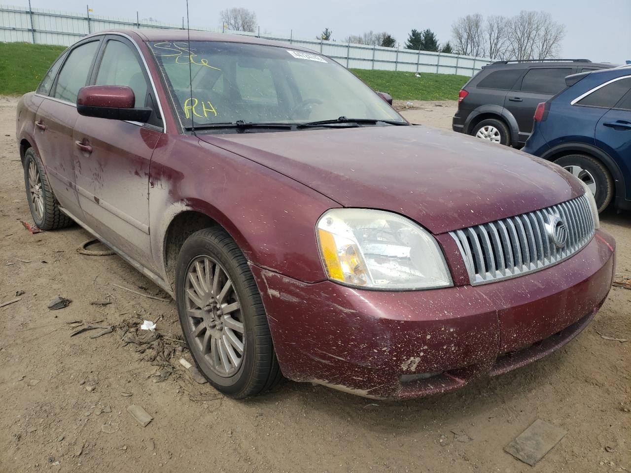 Photo 1 from auction – 2006 MERCURY MONTEGO PR with VIN 1MEHM43166G602659
