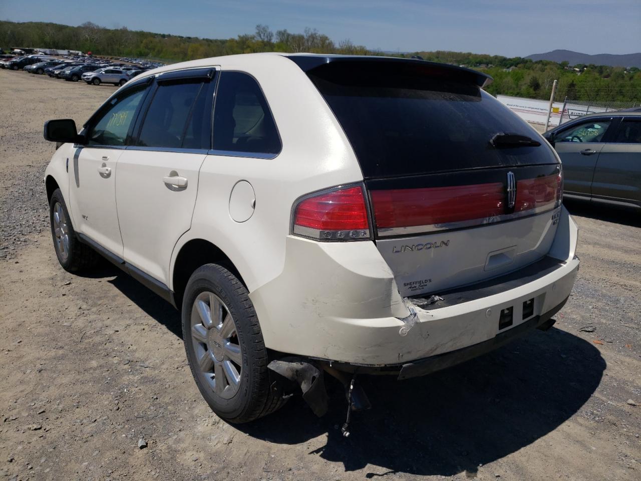 Photo 3 from auction – 2008 LINCOLN MKX with VIN 2LMDU88C08BJ29059