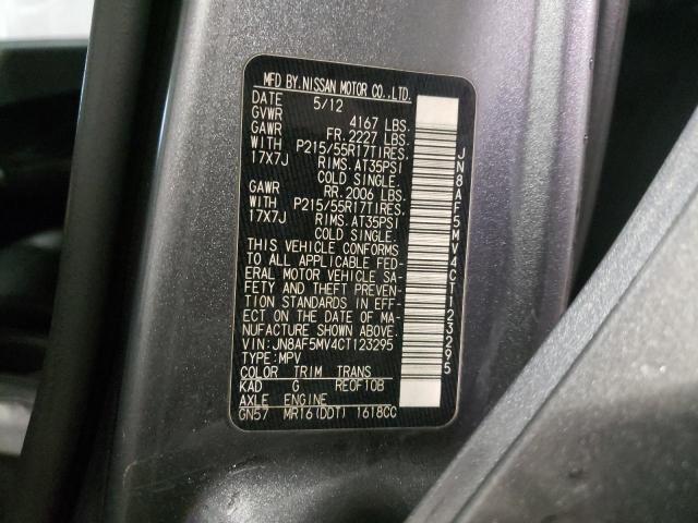 Photo 10 from auction – 2012 NISSAN JUKE S with VIN JN8AF5MV4CT123295