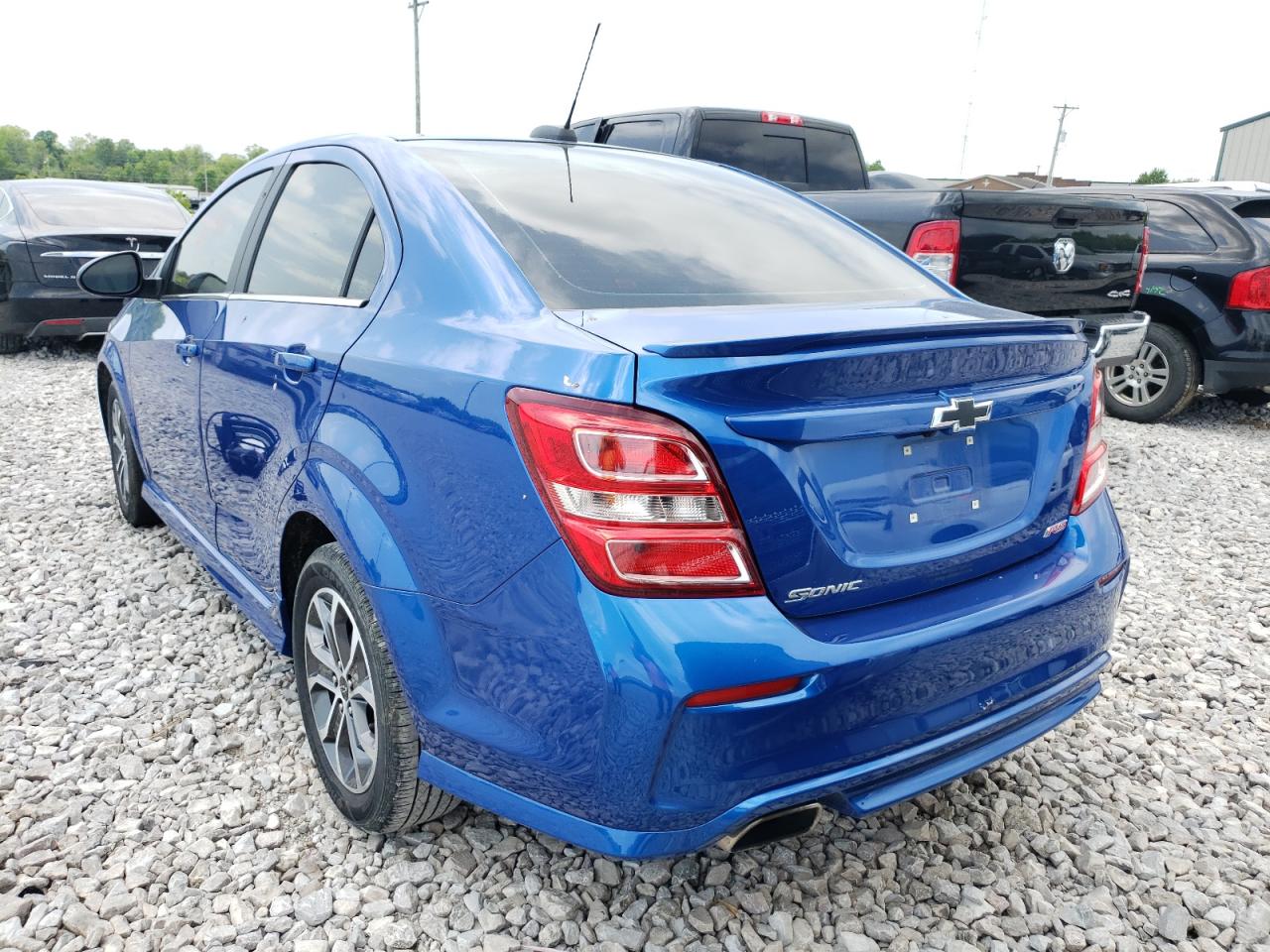Photo 3 from auction – 2020 CHEVROLET SONIC LT with VIN 1G1JD5SB7L4142372