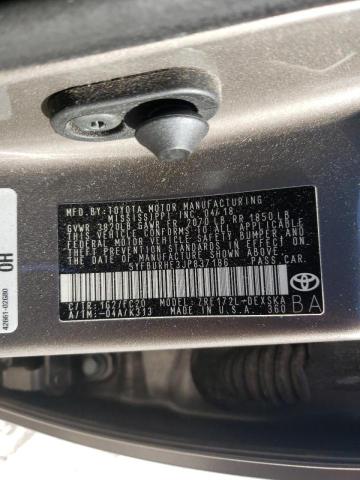Photo 10 from auction – 2018 TOYOTA COROLLA L with VIN 5YFBURHE3JP837186