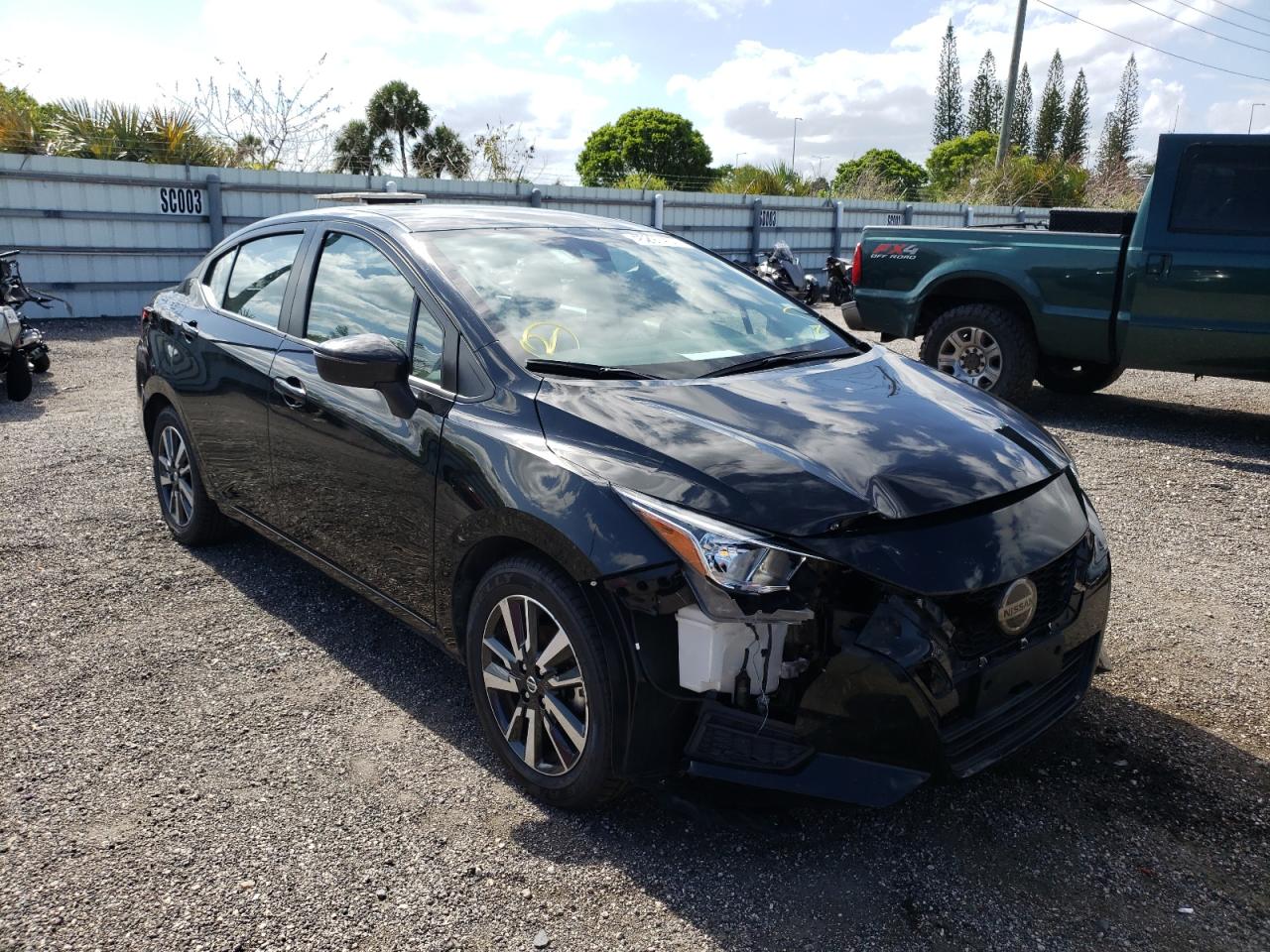 NISSAN VERSA SV 2021 with VIN 3N1CN8EV3ML832235 - Photo from auction