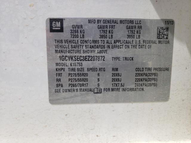 Photo 10 from auction – 2014 CHEVROLET SILVERADO with VIN 1GCVKSEC3EZ207872