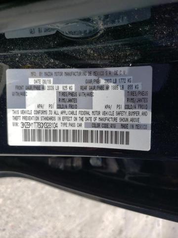 Photo 10 from auction – 2016 MAZDA 3 SPORT with VIN 3MZBM1T76GM328104